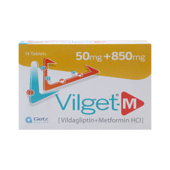 VILGET M 50/850MG TAB 14S Stip - MamasJan Medicen