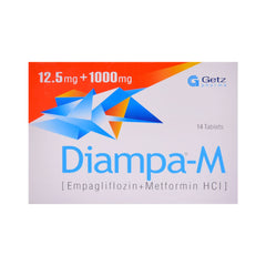 DIAMPA M 12.5/1000MG TAB Strip - MamasJan Medicen