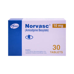 NORVASC 10MG TAB 30S Strip - MamasJan Medicen