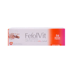 FEFOL VIT CAP (56$) Strip - MamasJan Medicen