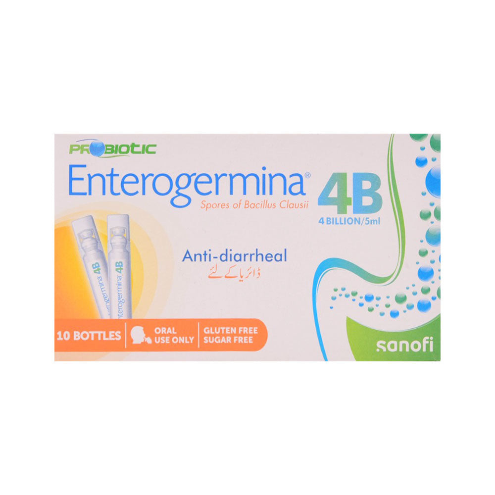 ENTEROGERMINA 4B 10$ ORAL SUSPENSION 5ML Box - MamasJan Medicen