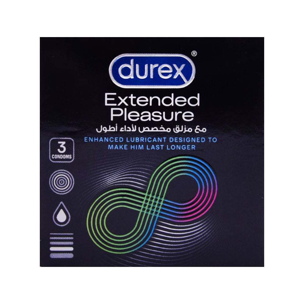 CONDOM DUREX 3S PLEASURE Default Title - MamasJan Medicen
