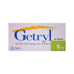 GETRYL 1MG TAB 30S Strip - MamasJan Medicen