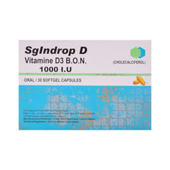 INDROP D 1000IU CAP (30S) Box - MamasJan Medicen