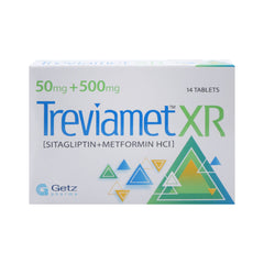 TREVIAMET XR 50/500MG TAB 14S Strip - MamasJan Medicen