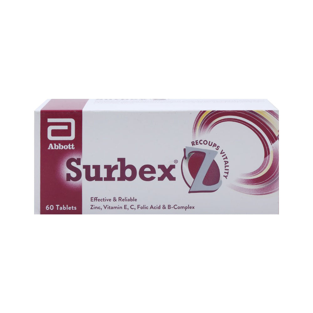 SURBEX Z TAB 60S Default Title - MamasJan Medicen