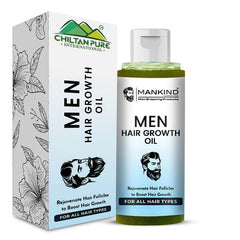 Men Hair Growth Oil – Encourages Scalp Circulation, Repair Hair Damage, Rejuvenate Hair Follicles to Boost Hair Growth 120ml,Doctor's 👨⚕️ Recommended