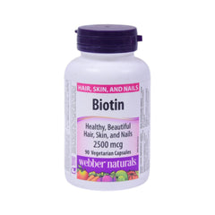 Biotin 2500mcg Healty Hair Nails Skin Default Title - MamasJan Medicine