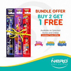 Nero Kids Toothbrushes Kids Bundle Offer Buy 2 Get 1 Free
