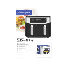 WESTINGHOUSE AIR FRYER DOUBLE TANK WKAFQK5511 Default Title - MamasJan Electronics