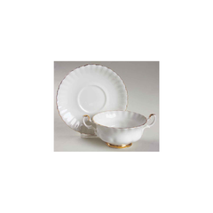 BOWL SOUP N SAUCER ROYAL ALBERT VALDOR Default Title - MamasJan Crockery