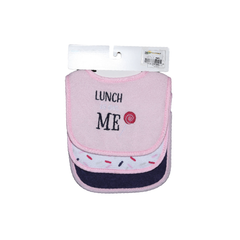 BABY BIB PACK OF 3 MW-19 56216 Default Title - MamasJan KidsWear