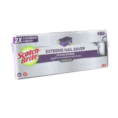 SCOTCH BRITE EXTREME NAIL SAVER SPONGE 3PCS Default Title - MamasJan Grocery Nonfood