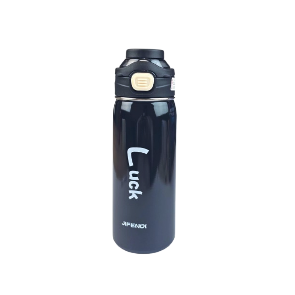 8186-LP VACUM WATER BOTTLE LUCK 700ML Default Title - MamasJan Toys
