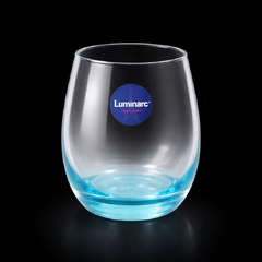 GLASS LUMINARC MAINE SKY BLUE V4588 Pack oF 6 Default Title - MamasJan Crockery