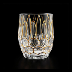 GLASS HONGLI IR GOLDEN MG72210 (Pack 6) Default Title - MamasJan Crockery