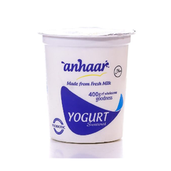 ANHAAR SWEETENED YOGURT 400 GM Default Title - MamasJan Grocery