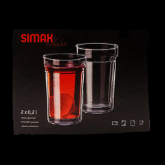 GLASS DUAL SIMAX 0.2LTR 2182/2 (Pack 6) Default Title - MamasJan Crockery