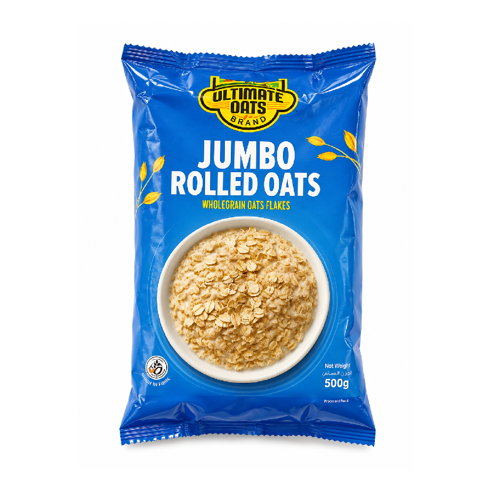 NATURE OWN ROLLED OATS WHOLE GRAIN 500 GM Default Title - MamasJan GroceryFoods
