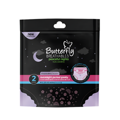 BUTTERFLY PERIOD PANTS M-L 2 PCS Default Title - MamasJan Grocery Nonfood