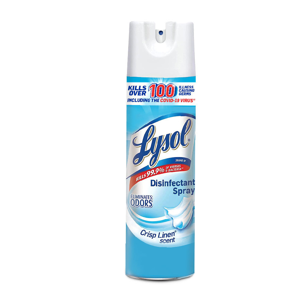 LYSOL DISINFECTANT SPRAY CRISP LINEN 538 GM Default Title - MamasJan Grocery Nonfood