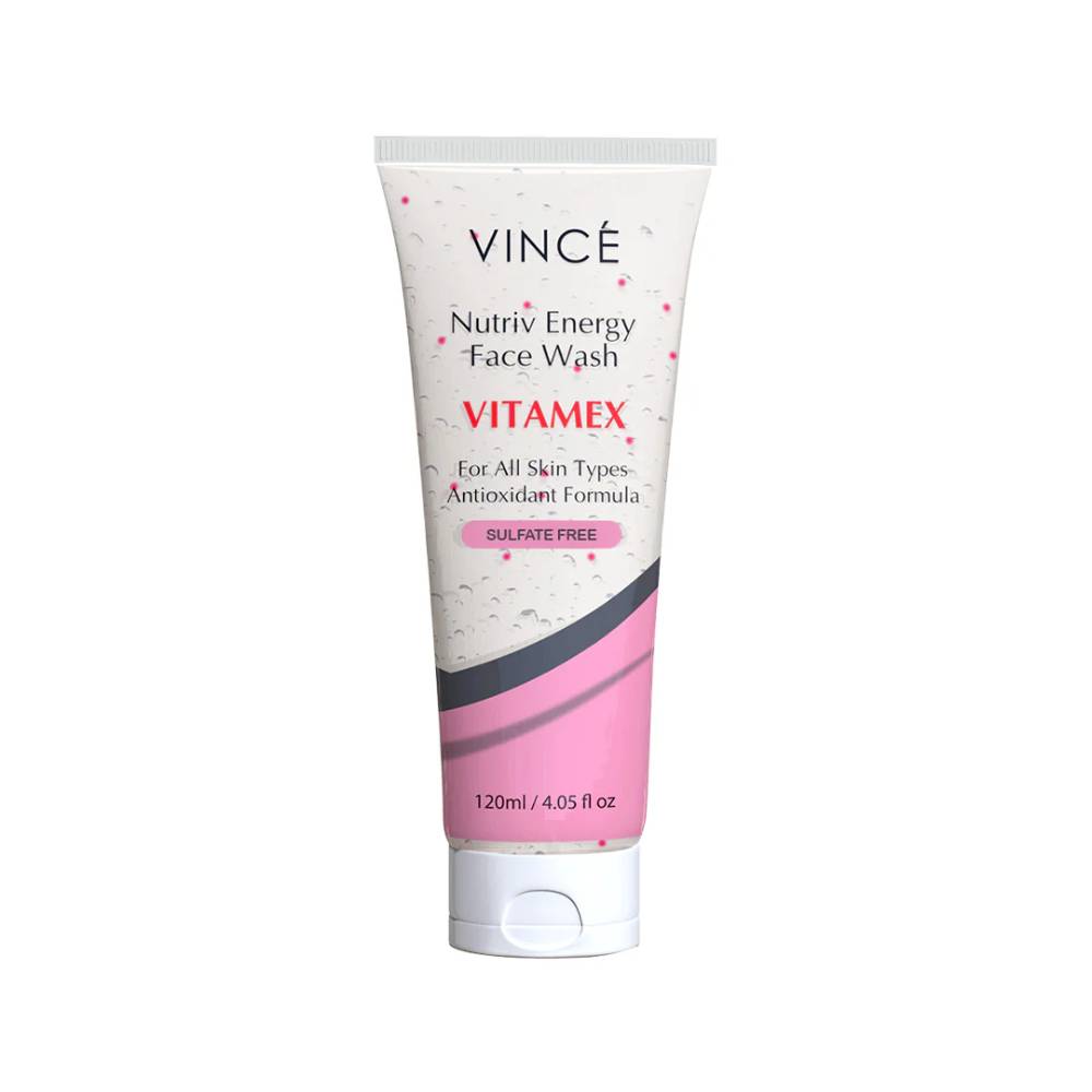 VINCE NUTRIV ENERGY FACE WASH 120 ML Default Title - MamasJan skincare