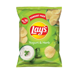 LAYS YOGURT & HERB CHIPS 45 GM Default Title - MamasJan Grocery