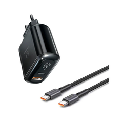 20W 2-Port Digital Display Fast Charger Pro Kit (USB-C To USB-C Cable) Default Title - MamasJan Phone & Accessories