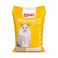 MANO BENTONITE CAT LITTER LEMON 5 LTR Default Title - MamasJan Grocery Nonfood