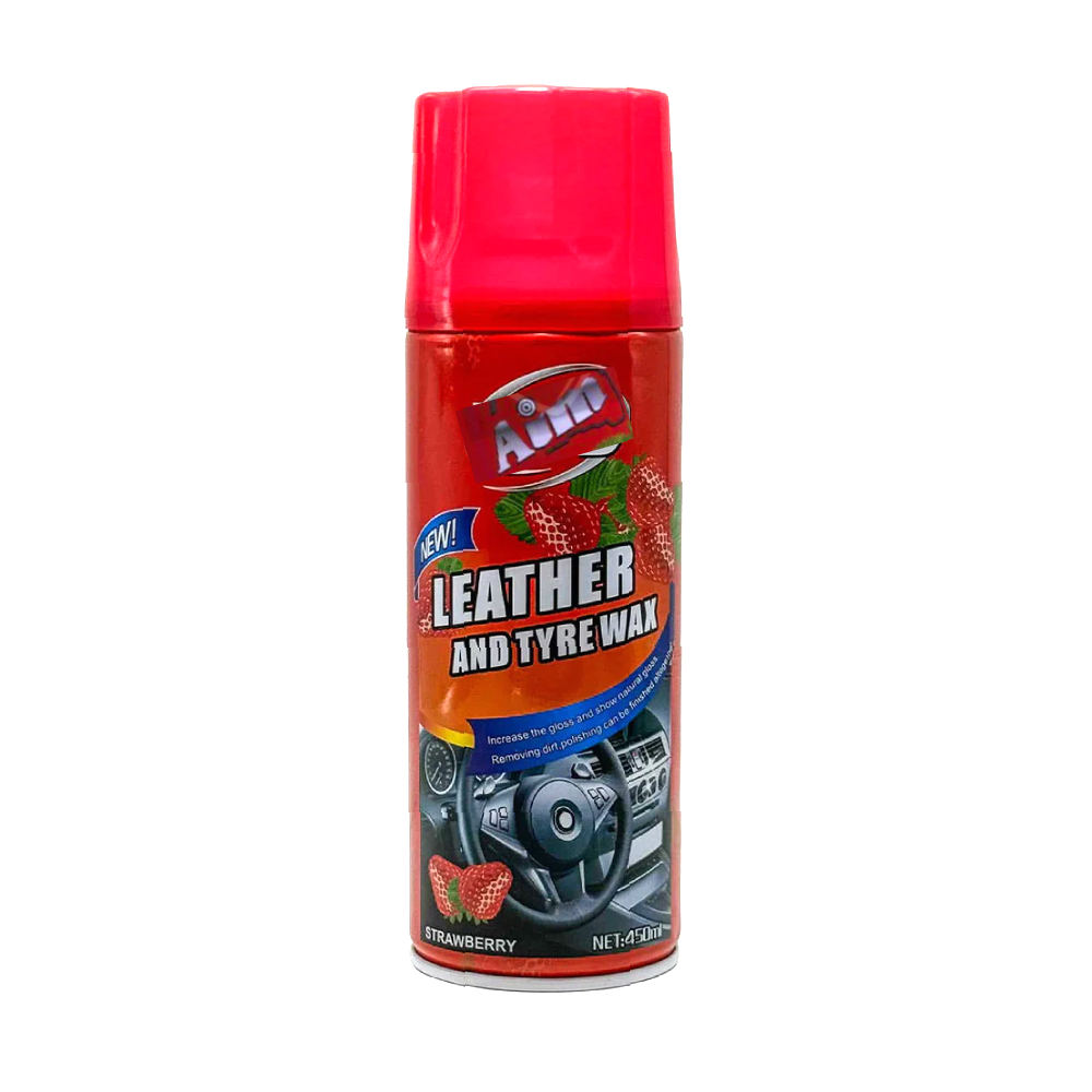 AIM LEATHER AND TYRE WAX STRAWBERRY 450 ML Default Title - MamasJan Grocery Nonfood