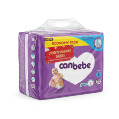 CANBEBE DIAPER COMFORT DRY MIDI 3 28PC 4-9 KG Default Title - MamasJan Grocery Nonfood
