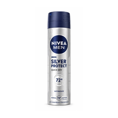 NIVEA MEN SPRAY SILVER PROTECT QUICK DRY 48H 150 ML Default Title - MamasJan Grocery Nonfood