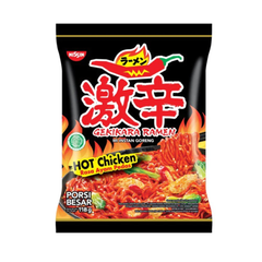 NISSIN GEKIKARA RAMEN NOODLES HOT CHICKEN 118 GM Default Title - MamasJan Grocery