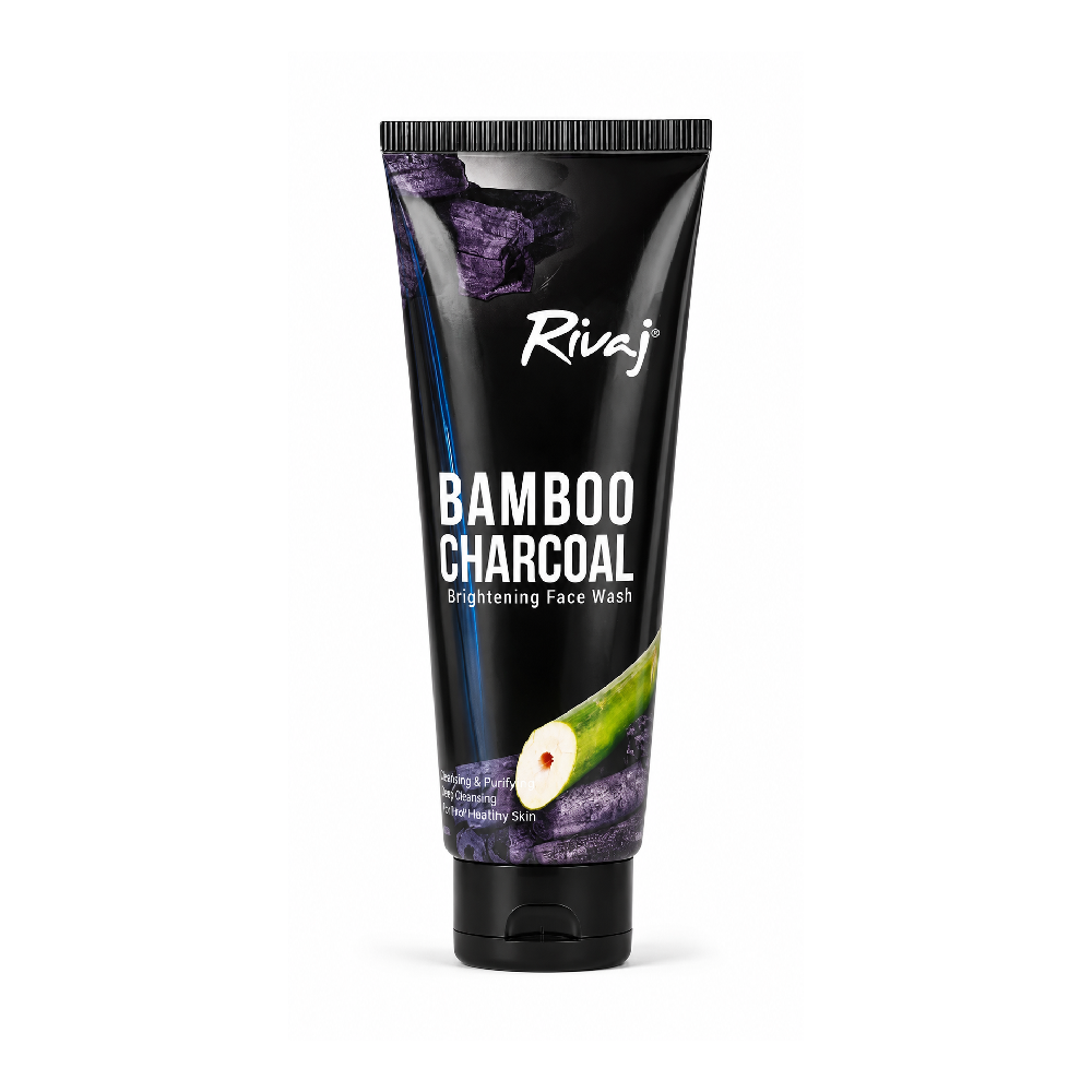 RIVAJ BAMBOO CHARCOAL WHITENING FACE WASH 100 ML Default Title - MamasJan skincare