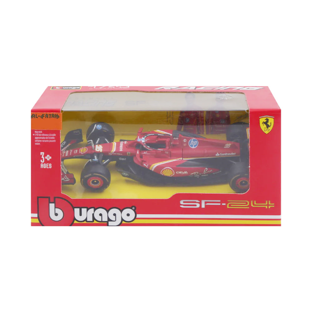 36844-16 BURAGO FERRARI SF-24 TEAM SCUDERIA N55 A.I Default Title - MamasJan Toys