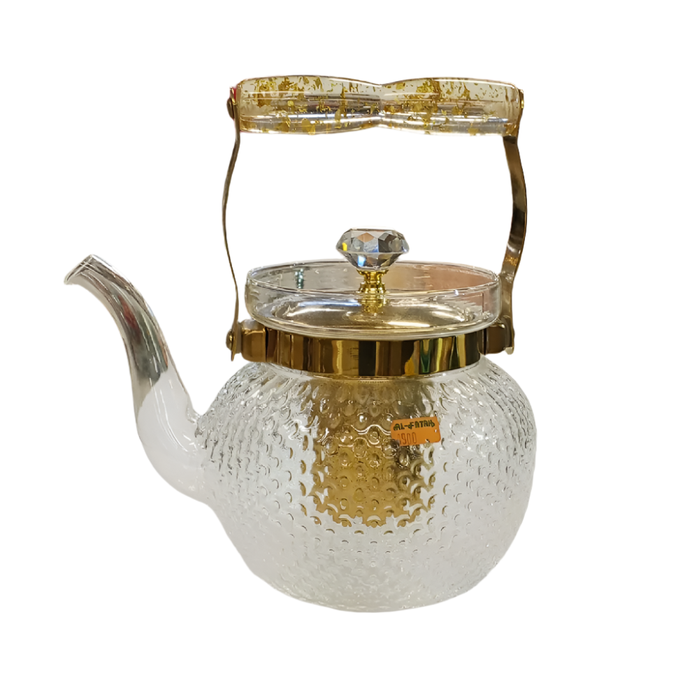 KETTLE BOROSILICATE 1000 ML IR 16000-29 Default Title - MamasJan Crockery