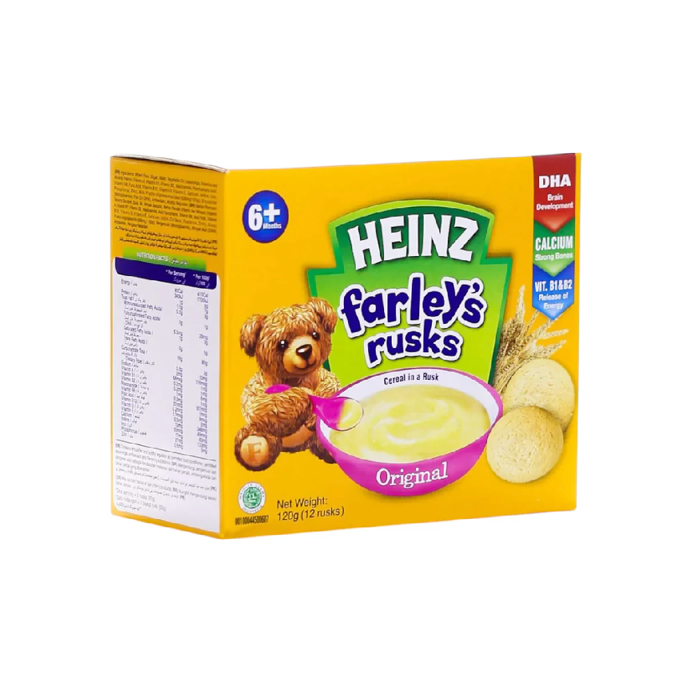 HEINZ FARLEYS RUSK ORIGINAL 12PC 120 GM Default Title - MamasJan Grocery