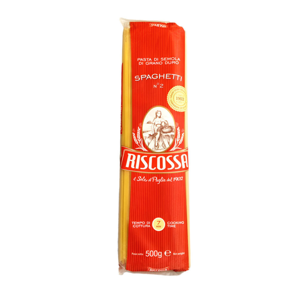 RISCOSSA PASTA SPAGHETTI 500GM Default Title - MamasJan Grocery
