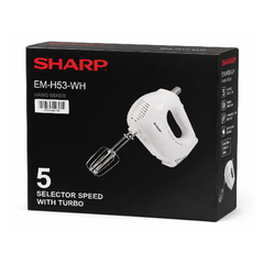 SHARP HAND MIXER EM-H53-WH Default Title - MamasJan Electronics