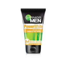 GARNIER MEN POWER WHITE FACE WASH 100ML 50ml - MamasJan skincare