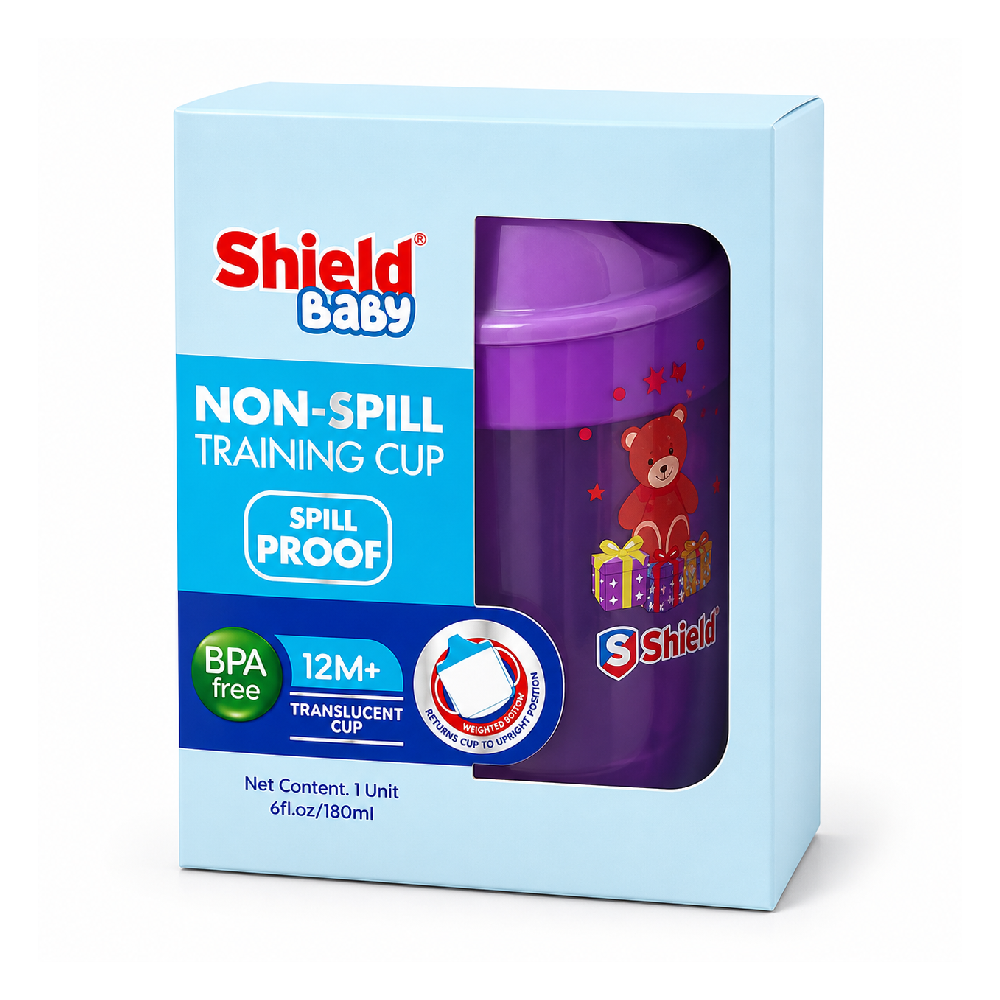 SHIELD NON SPIL TRAINING CUP 180 ML Default Title - MamasJan Grocery Nonfood
