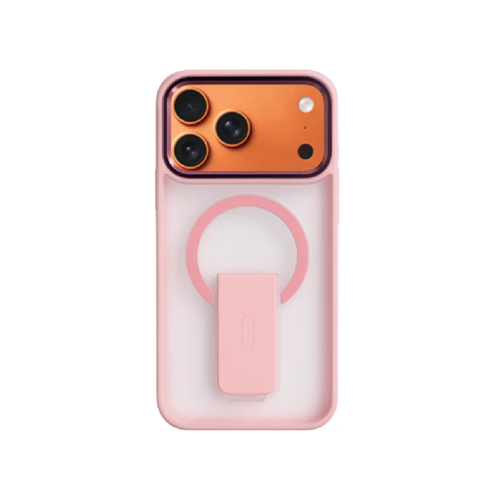 iPhone 17 Pro Max Matte Stand TUP Case Purple - MamasJan Cases & Covers