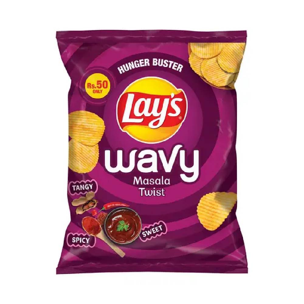 LAYS WAVY MASALA TWIST 31GM Default Title - MamasJan GroceryFoods