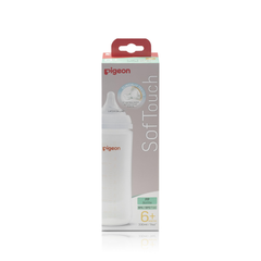 PIGEON FEEDING BOTTLE SOFT TOUCH 6M+ 330 ML 79454 Default Title - MamasJan Grocery Nonfood
