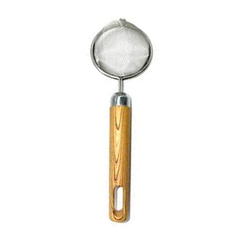 TEA STRAINER WOODEN HANDLE CC034W061 Default Title - MamasJan Crockery