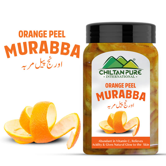 Orange Peel Murabba (اورنج پیل مربہ) - Abundant in Vitamin C, Relieves Acidity, Gives Natural Glow to the Skin - 💯 Organic & Pure