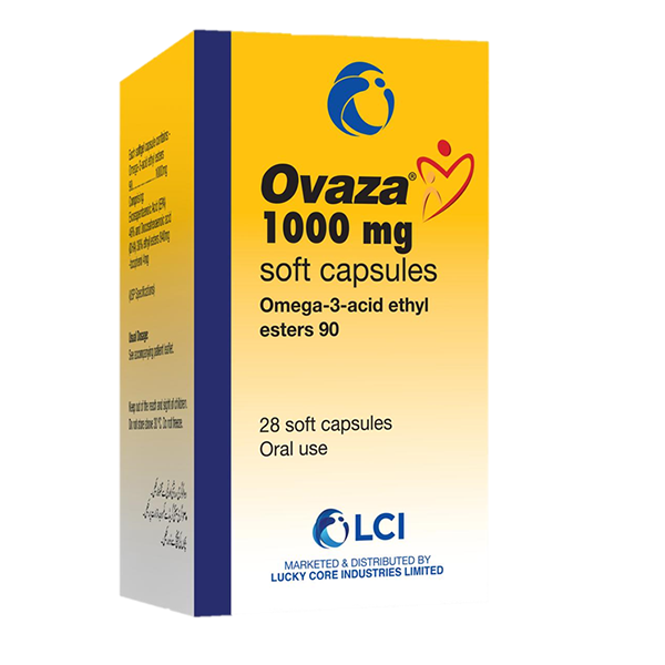Ovaza Soft Gel Capsule 1000mg (1 Bottle = 28 Softgel Capsules)