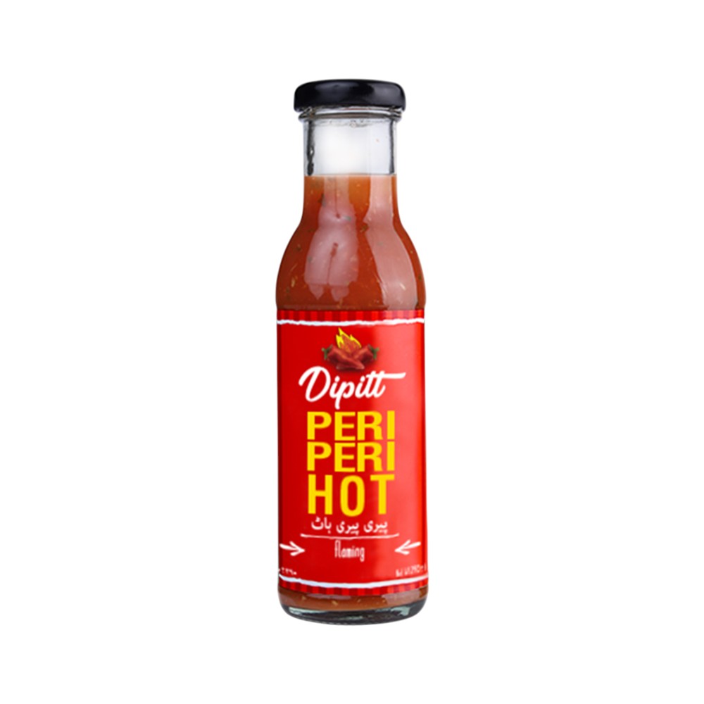 DIPITT PERI PERI HOT SAUCE BOTTLE 300GM Default Title - MamasJan Grocery