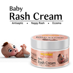 Baby Rash Cream - Antiseptic Protection for Baby’s Skin, Cures Eczema, Prevents & Soothes Nappy Rash