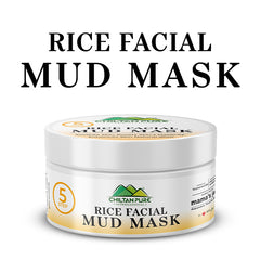 Rice Facial Mud Mask – Refine Pores, Soothes Skin, Absorbs Excess Oil, Lock hydration and moisture in your skin & Natural Glow